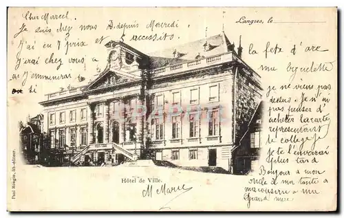 Cartes postales Langres Hotel de Ville