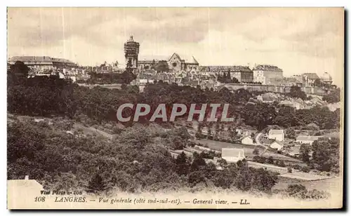 Cartes postales Langres Vue Generale