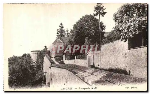 Cartes postales Langres Remparts