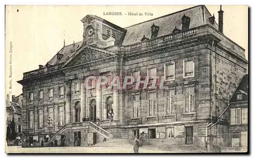 Cartes postales Langres Hotel de Ville