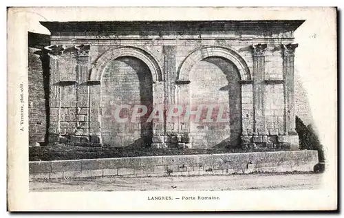 Cartes postales Langres Porte Romaine