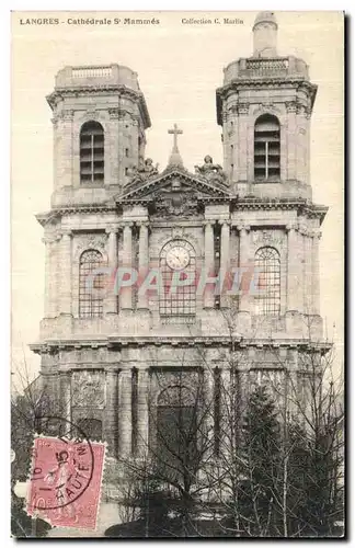 Ansichtskarte AK Langres Cathedrale St Mammes