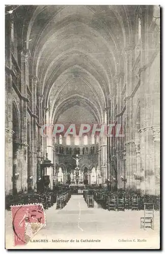 Cartes postales Langres Interieur de la Cathedrale
