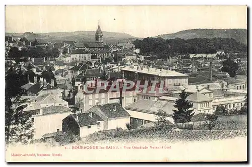 Cartes postales Bourbonne les Bains Vue Generale Versant Sud