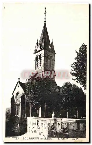 Cartes postales Bourbonne les Bains L Eglise