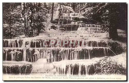 Ansichtskarte AK Environs de langres La cascade d Etuf Vallee des sources de l Aube