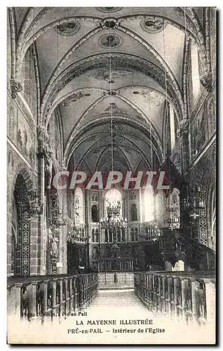 Ansichtskarte AK Pre en Pail Interieur de L Eglise