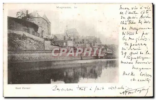 Cartes postales Mayenne Quai Carnot