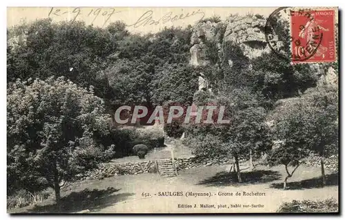 Cartes postales Saulges Grotte de Rochefort
