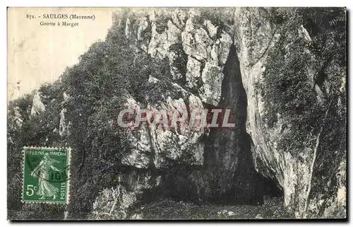Cartes postales Saulges Grotte Margot