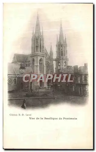 Cartes postales Vue de La Basilique de Pontmain
