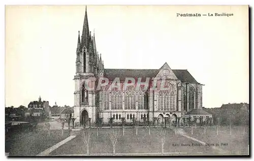 Cartes postales Pontmain La Basilique