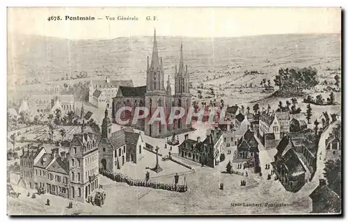 Cartes postales Pontmain Vue Generale