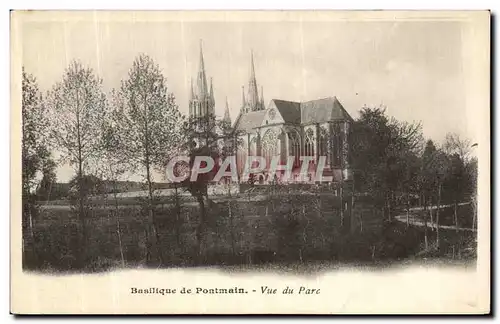 Cartes postales Pontmain Basilique de Vue du Parc