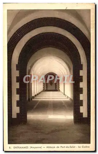 Cartes postales Entrammes Abbaye de Port du Salut Le cloitre