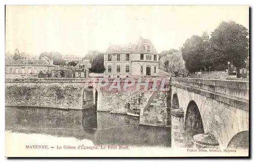 Cartes postales Mayenne La Caisse d Epargne Le Pont