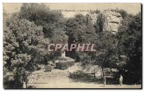 Cartes postales Saulges Grotte de Rocheforts