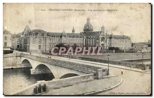 Cartes postales Chateau Gontier Vue Generale de l hopital
