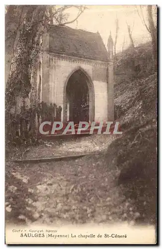 Ansichtskarte AK Saulges Mayenne La Chapelle de St Cenere