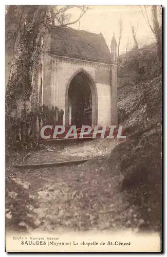Cartes postales Saulges Mayenne La Chapelle de St Cenere