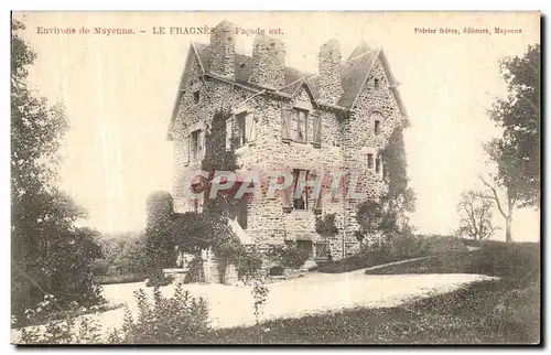 Cartes postales Environs de Mayenne Le Fragnes Facade est