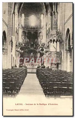 Cartes postales Laval Interieur de la Basilique d Avenieres