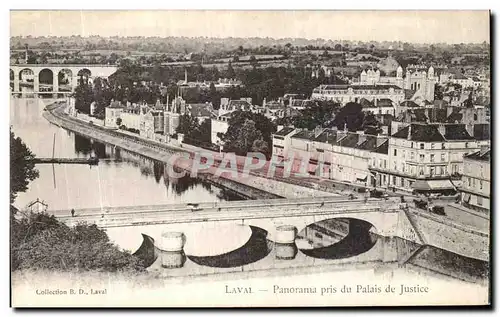 Cartes postales Laval Panorama pris du Palais de Justice