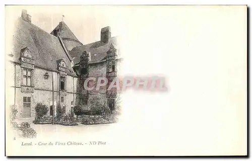 Cartes postales Laval Cour du Vieux Chateau