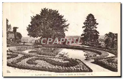 Cartes postales Laval Le Bassin du Jardin de la Perrine