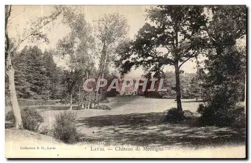 Cartes postales Laval Chateau de Montigne