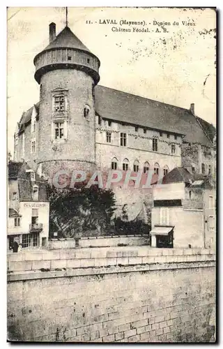 Cartes postales Laval Donjon du Vieux Chateau Feodal