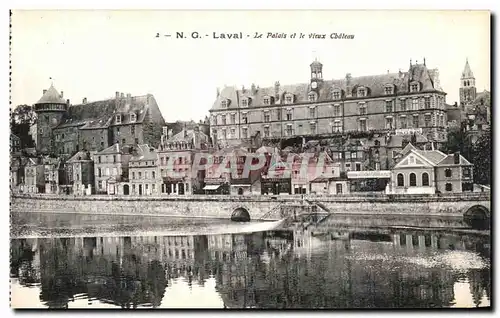 Cartes postales Laval Le Palais et le Vieux Chateau