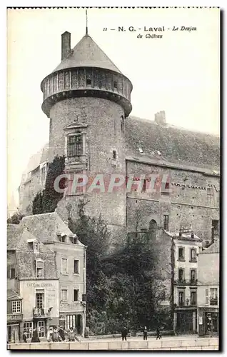 Ansichtskarte AK Laval Le Donjon du Chateau