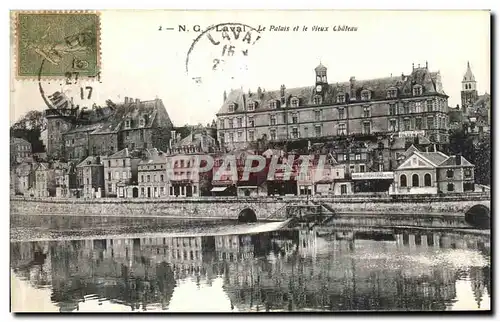 Ansichtskarte AK Laval Le Palais et le Vieux Chateau