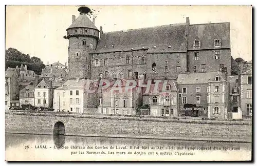 Ansichtskarte AK Laval L ancien chateau des Comtes de laval