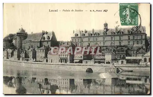 Cartes postales Laval Palais de Justice