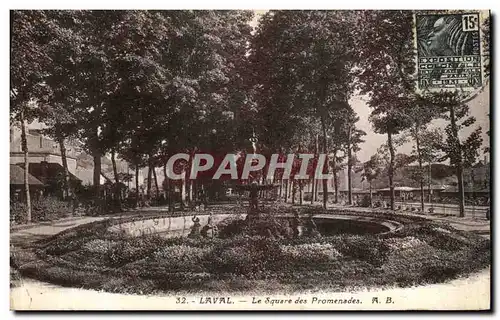 Cartes postales Laval Le Square des Promenades