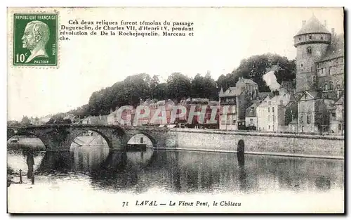 Cartes postales Laval Le Vieux Pont le Chateau