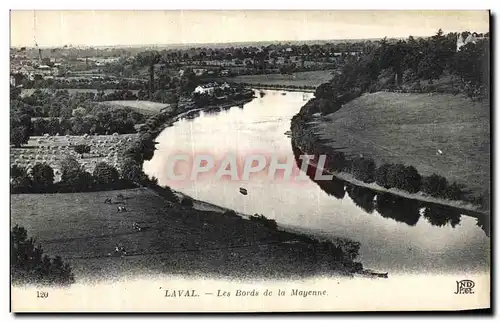 Ansichtskarte AK Laval Les Bords de la Mayenne