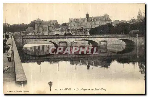 Cartes postales Laval La Mayenne au Pont Neuf
