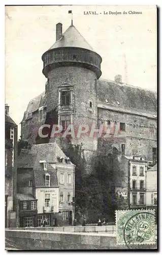 Cartes postales Laval Le donjon du chateau