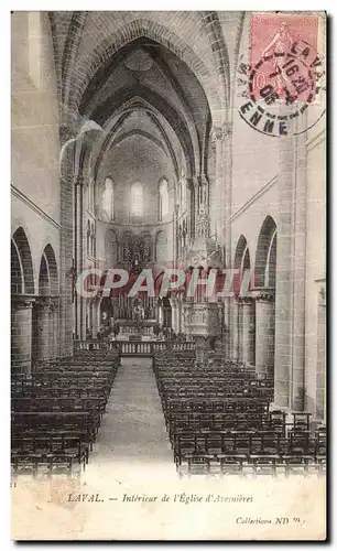 Ansichtskarte AK Laval Interieur de l eglise d Avesnieres