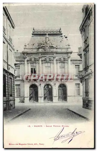 Cartes postales Nancy Salle victor Poirel