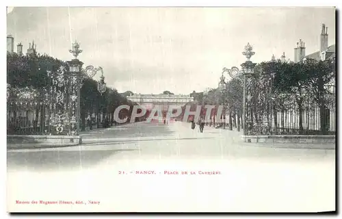 Cartes postales Nancy palais de la carriere