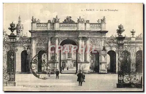 Cartes postales Nancy Arc de triomphe