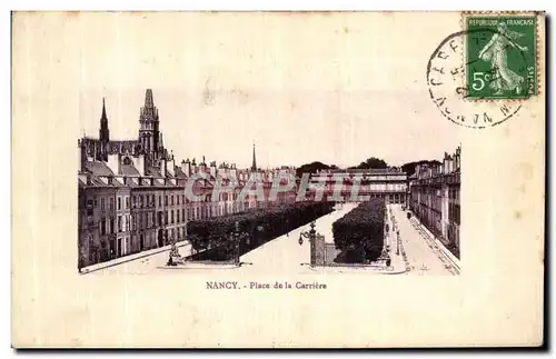 Cartes postales Nancy place de la carriere