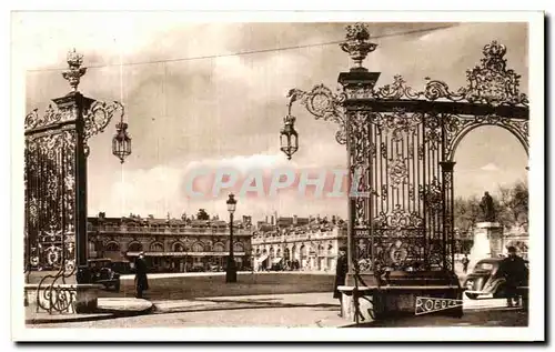 Cartes postales Nancy Grilles de Jean lamour