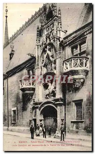 Ansichtskarte AK Nancy Palais ducal Petite et grande porterie