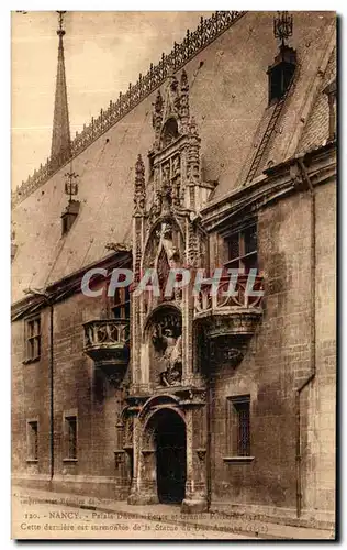 Cartes postales Nancy Palais ducal