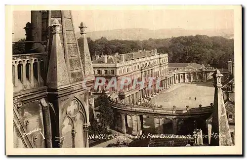 Cartes postales Nancy Hemicycle de la place Carriere vu de l eglise St Epvre